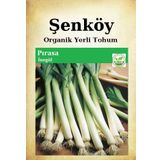 Şenköy Yerli İnegöl Pırasa Tohumu Doğal Ata Beyaz Uzun Bacak Pırasa Tohumu Pakette 10 Gr 2750 Tohum