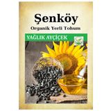 Şenköy Yerli Kara Ayçiçek Tohumu Doğal Ata Yağlık Ayçiçek Tohumu Pakette 25 Gr 200 Adet + Sebze Tohumu