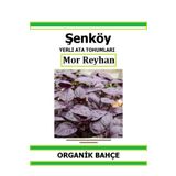 Şenköy Yerli Mor Reyhan Fesleğen Tohumu Doğal Ata Tohum Pakette 50 Tohum Hediye Sebze Tohumu