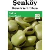 Şenköy Yerli Sakız Bakla Tohumu Doğal Ata Bakla Tohumu Pakette 50 gr - 29 Adet