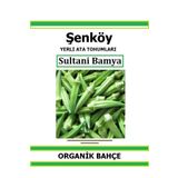 Şenköy Yerli Sultani Bamya Tohumu Doğal Ata Bamya Tohumu Pakette 5 gr 70 Tohum Hediye Sebze Tohumu