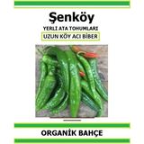 Şenköy Yerli Uzun Köy Acı Kapya Biber Tohumu Doğal Ata Tohum Pakette 20 Tohum + Sebze Tohumu - 5 Adet