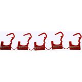 Senkron Seals Plastik Asma Kilit Mühür - 45 mm / 100 Adet - Kırmızı