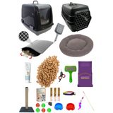 SENNEDİLERSEN 25 Parça Kedi Başlangıç Seti, Gri