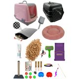 SENNEDİLERSEN 25 Parça Kedi Başlangıç Seti, Pembe