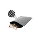 SENNEDİLERSEN Elekli Kedi Tuvalet Önü Paspası 60x45 cm, Gri