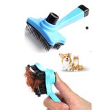 SENNEDİLERSEN Tuşlu Otomatik Temizlenen Evcil Hayvan Tarağı Kedi Köpek Tüy Toplayıcı Fırça