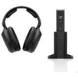 Sennheiser RS 175-U Kablosuz Kulak Çevreleyen TV Kulaklık Siyah Mikrofon Yok Ergonomik Tasarım