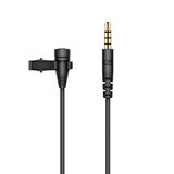 Sennheiser XS Lav Mobil Çok Yönlü Klipsli Yaka Mikrofonu | 3,5 mm TRRS Bağlantısı ve 2 m Kablolu | Röportajlar, Vlog'lar ve Podcast'leri Kaydetmek için | Siyah (509260)