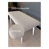 SENNORA Bohem Bench Puf Kılıfı -Esnek Lastikli Yıkanabilibir Puf Örtü 110 X 50 + 5 CM Yeni Ürün