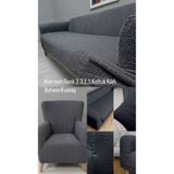 SENNORA Jakarlı Bohem Kumaş 3.3.1.1 Koltuk Örtüsü Koltuk Kılıfı Takımı Sofa Cover