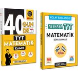 Şenol Hoca Yayınları 40 Günde TYT Matematik Kampı Merhaba TYT Matematik Soru Bankası Set 2 Kitap