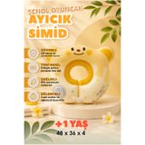ŞENOL OYUNCAK Ayıcık Bebek Bel Simidi Çift Emniyet Kilitli Bebek Yüzme Simidi Havuz Deniz
