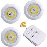 Senon 3'lü Led Lamba, Uzaktan Kumandalı Spot Lamba, Dolap Altı Lamba, Kiler Aydınlatma Lambası, Mutfak Lambası, Kablosuz Led Lamba