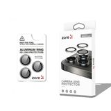 Senon Apple iPhone 17 Pro Max İçin Zore CL-12 Premium Safir Parmak İzi Bırakmayan Anti-Reflective Kamera Lens Koruyucu (Titanyum-Gri)