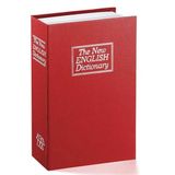 Senon Kitap Görünümlü Kumbara Gizli Para Kasası Çelik Kilitli Kitap Kumbara Bordo