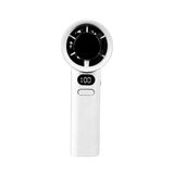 Senon M11 Dijital LED Göstergeli Portatif Fan Mini Vantilatör Soğutucu El Fanı (Beyaz)
