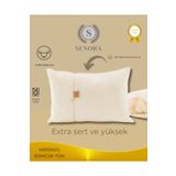 SENORA Extra Sert Ve Yüksek Doğal Boncuk Yün Yastık