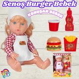 Senoş Burger Yiyor - Türkçe Konuşan Senoş Et Bebek - Konuşan Bebek - Senoş Bebek - Burger Et Bebek - Sarışın
