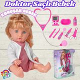 Senoş Doktor Bebek - Türkçe Konuşan Senoş Et Bebek - Konuşan Bebek - Senoş Bebek - Hemşire Et Bebek - Sarışın