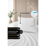Senpai Kapitone-fermuarlı Microfiber %100 Sıvı Su Geçirmez Yastık Alezi Koruyucu