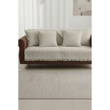 Senpai Pamuklu Koltuk Örtüsü 170X210 cm Tekli&üçlü Koltuk,çekyat ve Berjer Için | Krem - 170 x 210 cm