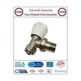ŞENPRES Pex-Al Köşe Radyatör Vanası - %100 Prinç - 1/2''