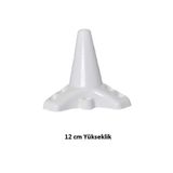 senRo yapı Market Plastik Ayak Zirve Model (Ceviz Beyaz Siyah12-15-20 cm) Kanepe Dolap Puf Berjer Tv Ünitesi Ayağı