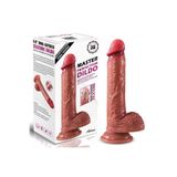 Sens Adam - Yeni Nesil Ultra Yumuşak Doku, Esnek Yapı, Güçlü Vantuzlu, Strapon Uyumlu, Doğal His ve Görünüm, Kadınlar İçin Realistik Dildo Çift Katmanlı Medikal Silikon Gerçekçi Yapay Penis 22x4.5 CM