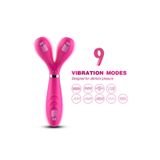 Sens Akıllı Teknoji, Y-Wand Şarjlı Bükülebilir G-Spot ve Klitoris Uyarıcı Masaj Vibratör, 2 Motor, 9 Titreşim Modu, USB Şarjlı, Su Geçirmez, Kablosuz Kumanda, Sessiz, Tıbbi Sınıf Silikon, Y Vibratör