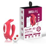 Sens Cara APP RCT Şarjlı Kumanda ve Telefon Kontrollü Çift Motorlu G Spot ve Klitoris Uyarıcı Giyilebilir Couple Vibratör, Sessiz Güçlü Titreşimli USB Şarjlı Su Geçirmez Silikon Tasarım 2in1 Kullanım