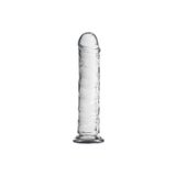 Sens Dildo 20CM, Realistik Jel Dokulu Şeffaf Yapay Penis, Ultra Yumuşak ve Tıbbi Silikon, Testissiz, Vantuzlu, Kemer Uyumlu, Kolay Temizlenebilir, Solo ve Partnerli Oyunlar İçin Yetişkin Seks Oyuncağı