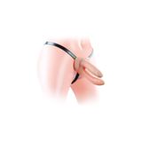 Sens Erotik Shop Ayarlanabilir Belden Bağlamalı, İçi Dolu ve İçi Boş, Aynı Anda Anal ve Vajina Uyarıcı, Çift Taraflı Çatal Strapon Dildo - İlişki Süresini Uzatmak İçin İçi Boş Deri Kemerli Yapay Penis