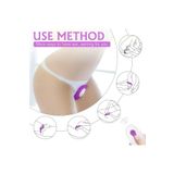 Sens Erotik Shop Manyetik Şarjlı, Çift Taraflı & Aynı Anda Uyarım İçin Çok Esnek Yapı, Uzaktan Kumandalı, 2 Titreşim Motorlu G Nokta ve Klitoris Uyarıcı, Hijyenik Ped Tasarımlı Giyilebilir Vibratör