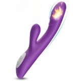 Sens Erotik Shop Usb Şarjlı, Su Geçirmez, Sessiz, 2 Güçlü Titreşim Motoru, Akıllı Isıtmalı, Aynı Anda G Nokta ve Klitoris Uyarıcı 2 in 1 Vibratör, 9 Titreşim Modu, Medikal Silikon, Adult Sex Toys