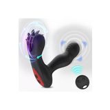 Sens Erotik Shop Usb Şarjlı,Erkek İçin Perine ve Prostat Uyarıcı,Kadın İçin G Nokta ve Klitoris Uyarıcı 2in1 Vibratör - Uzaktan Kumandalı, Güçlü Titreşimli, 360° Dil Yalama Hareketli, Akıllı Isıtmalı!