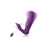 Sens Erotik Shop Usb Şarjlı,Uzaktan Kumandalı, Aynı Anda G Nokta ve Klitoris Uyarıcı, 2 Titreşim Motorlu, Dış Mekanda Sessiz ve Gizli Giyilebilir 2in1 İleri Geri Hareketli Partner Vibratörü - Sex Toys