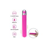 Sens Fantasy Products Usb Şarjlı Güçlü Titreşim Motorlu, 10 Titreşim Modlu G Nokta, Anal, Meme Ucu ve Klitoris Uyarıcı, Çok Yönlü Kullanılabilir, Saklanabilir, Taşınabilir Mini Vibratör - Sex Toys