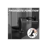 Sens Güçlü Vantuzlu Spiral Tasarım Silikon Anal Plug, Su Geçirmez IPX9, Gıda Seviyesi Silikon + ABS, Sabitlenebilir, Ultra Esnek ve Güçlü Uyarım Modları, Esnek ve Bükülebilir Siyah Anal Butt Plug