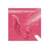 Sens Kablosuz Kumandalı 2in1 Anal Vajinal Uyarıcı Vibratör, 9 Titreşim Modu, USB Manyetik Şarj, Su Geçirmez, Tıbbi Sınıf Silikon, Sessiz, Uzaktan Kontrol, Giyilebilir, Esnek ve Bükülebilir Sex Toys