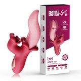 Sens Lori Şarjlı 360° Rotasyon Hareketli ve Güçlü Titreşimli Dil Vibratör, Aynı Anda G Spot ve Klitoris Uyarıcı, 9 Modlu Sessiz Motorlu USB Şarjlı Su Geçirmez Taşınabilir Rabbit Vibratör Tasarımı