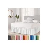 Sens Moi Baza Firfiri & Tek Kisilik & Ranforce Kumas & 90X190 - 100X200 - 120X200 Yataklara Uyumlu - Beyaz