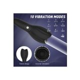 Sens Şarjlı Ereksiyon Eğitim Vibratörü 10 Titreşim Modu, Penis Başı Masaj Aleti, USB Şarjlı, Su Geçirmez IPX7, Medikal Silikon, 120dk Kullanım, Erkekler İçin Güçlü Titreşimli Seks Oyuncağı for Male
