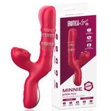 Sens Şarjlı İleri Geri Kayma ve Dalga Hareketli 2 in 1 Klitoris G Nokta Uyarıcı Rose Vibratör, Güçlü Titreşimli, Yüksek Performanslı, Kadınlar İçin Gizli, Sessiz, Güvenli Silikon,Tatmin Edici Vibratör