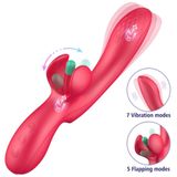 Sens Şarjlı Su Geçirmez Klitoris G Nokta Uyarıcı 2 in 1 Vibratör,Güçlü Titreşimli Aşağı Yukarı Çırpma Hareketi,Eğik Tasarım,Kadınlar İçin Yüksek Performanslı Seks Oyuncağı,Tahrik Tatmin Edici Vibratör