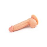Sens Sex Shop Toys Ultra Yumuşak Doku,Eğilebilir, Bükülebilir Yapı, Gerçekçi Detaylara Sahip Yapay Penis, Belden Bağlama Kemerli ve Her Zemine Sabitleme İçin Güçlü Vantuzlu Realistik Dildo 20x3.8 CM