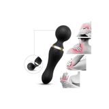 Sens Sex Shop Usb Şarjlı 360° Bükülebilir Esnek Başlıklı, Güçlü Titreşim Motorlu, 9 Titreşim Modlu, Vücuttaki Erojen Bölgeler ve Klitoris Uyarıcı Masaj Aleti- Su Geçirmez, Sessiz - Magic Wand Massager