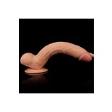 Sens Sex Toy Anal Vajina Realistik Dildo, Ultra Gerçekçi Eğilebilir ve Bükülebilir Yapay Penis, Her Zemine Sabitlenebilir Güçlü Vantuzlu Büyük Dev Boy, 27 CM Uzunluk ve 4.5 CM Kalınlık Gerçekçi Penis