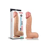 Sens Sex Toy Anal Vajina Realistik Dildo, Ultra Gerçekçi Eğilebilir ve Bükülebilir Yapay Penis, Her Zemine Sabitlenebilir Güçlü Vantuzlu Kalın Dev Boy, 29 CM Uzunluk ve 5.5 CM Kalınlık Gerçekçi Penis