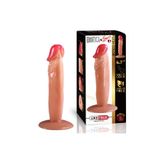 Sens Sex Toys Anal Vajina Kullanım, Testissiz Realistik Dildo, Genişletici ve Uyarıcı, Eğilebilir ve Bükülebilir, Sabit veya Kemerli(Strapon) Kullanım, Güçlü Vantuzlu, Gerçekçi Yapay Penis 17x3.6 CM